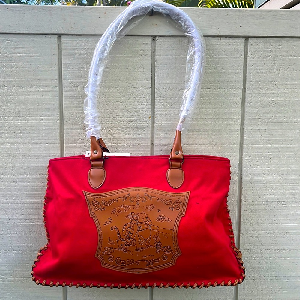 Winnie the Pooh Tooled tote bag